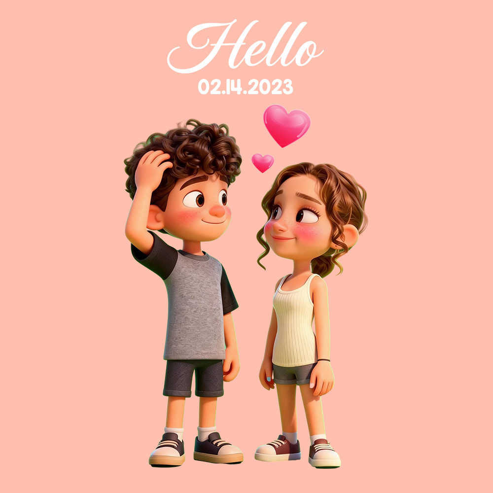 Personalized Cartoon Holograms Lumina Boxes | Holographic Memorial Ornament | Cherish Your Lover’s Memory in Projection - MyJigsawPuzzleAu