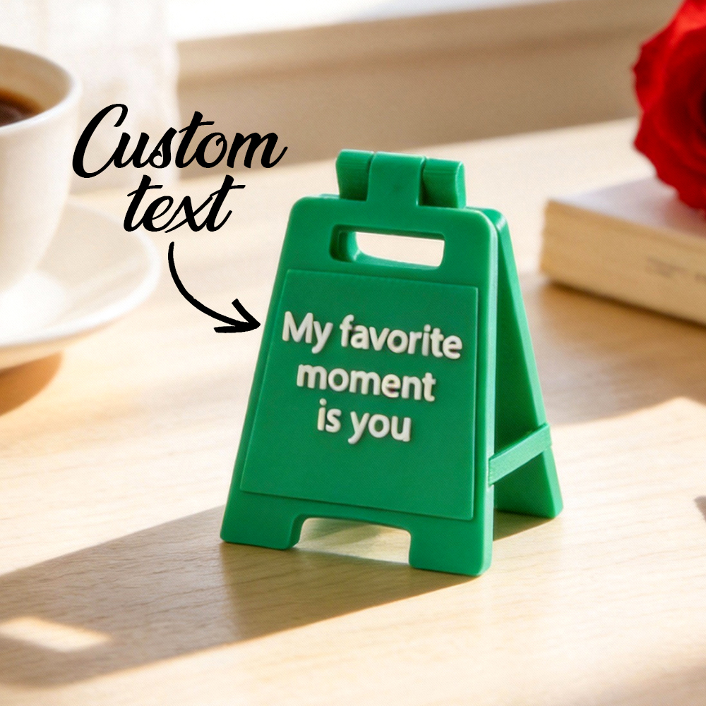Personalized Girlfriend A Little Sign To Say I Love You Mini Love Sign Custom Multiple Colors 3D Printed A-frame Sign Valentine's Day Gift for Her