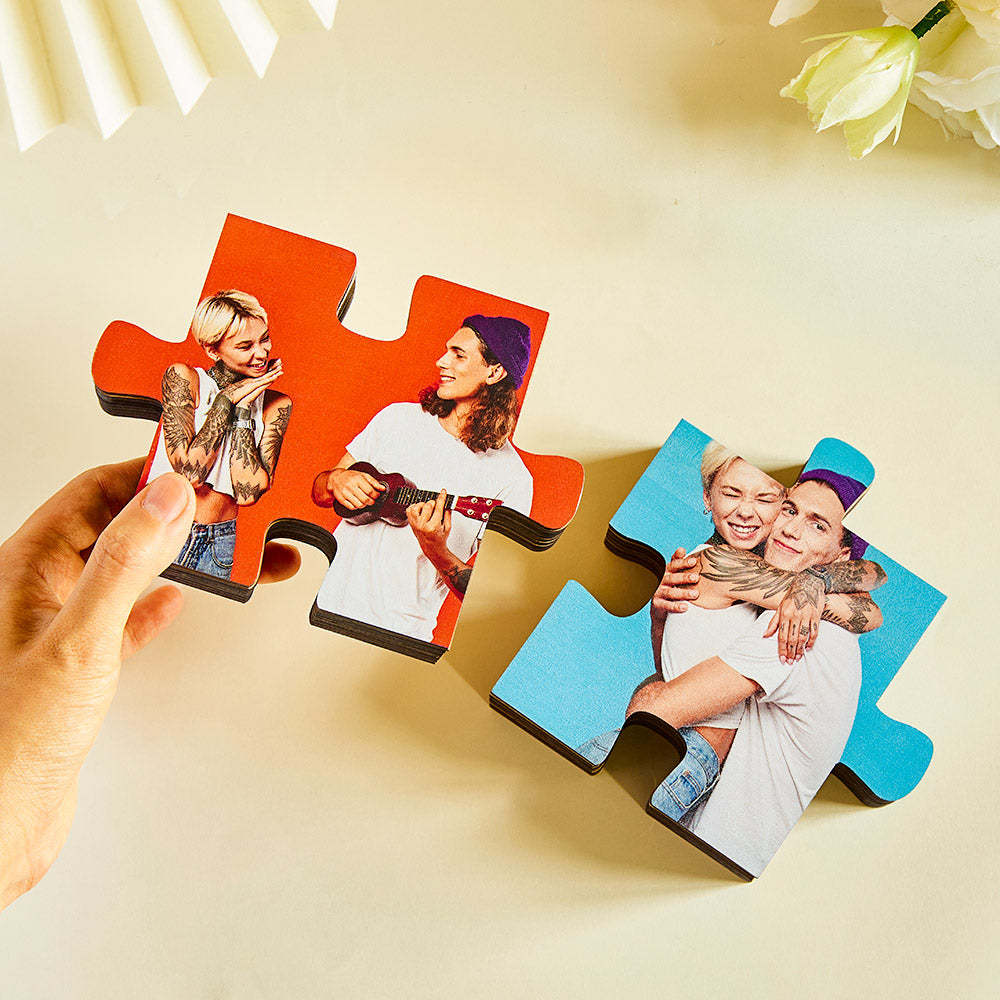 Custom Photo Jigsaw Frame Decoration Personalised Picture Puzzle Piece Desktop Decoration - MyJigsawPuzzleAu