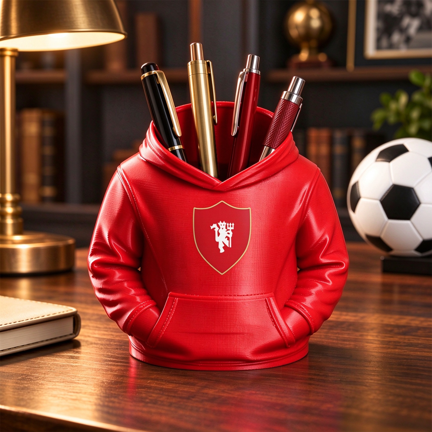 UK Football Hoodie Pen Holder 3D Printed Desk Organizer Soccer Fan Gift - MyJigsawPuzzleAu