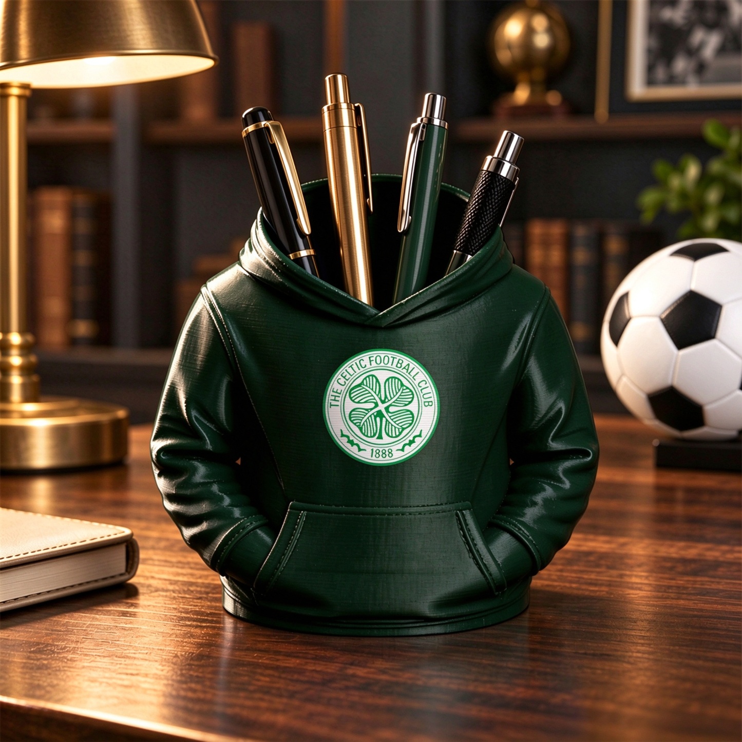 UK Football Hoodie Pen Holder 3D Printed Desk Organizer Soccer Fan Gift - MyJigsawPuzzleAu