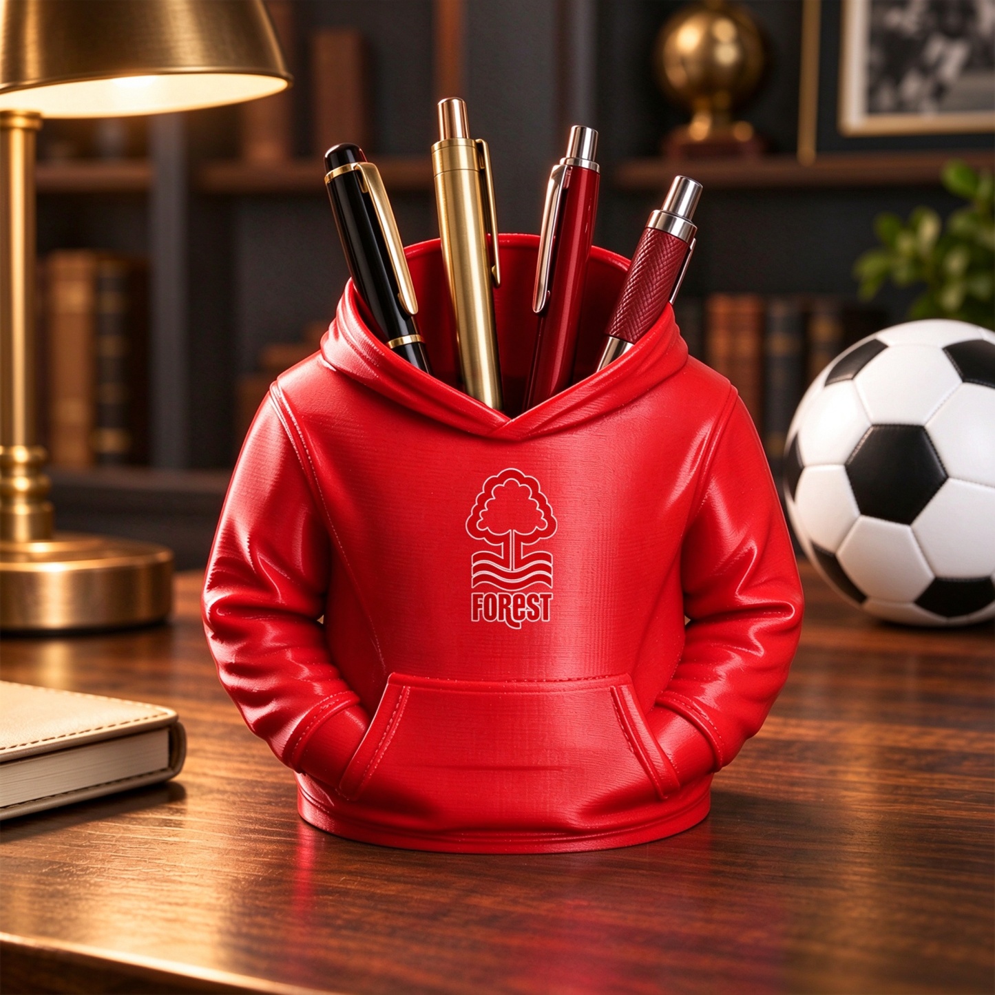 UK Football Hoodie Pen Holder 3D Printed Desk Organizer Soccer Fan Gift - MyJigsawPuzzleAu