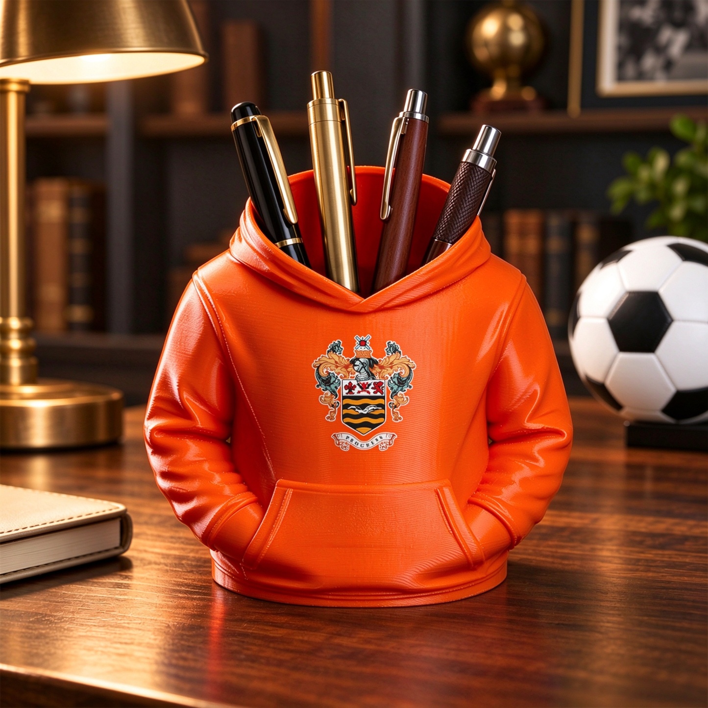 UK Football Hoodie Pen Holder 3D Printed Desk Organizer Soccer Fan Gift - MyJigsawPuzzleAu