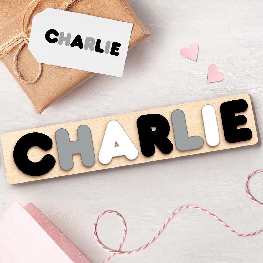 Personalised Name Puzzles Custom Wooden Jigsaw Puzzle Kids Wooden Toys