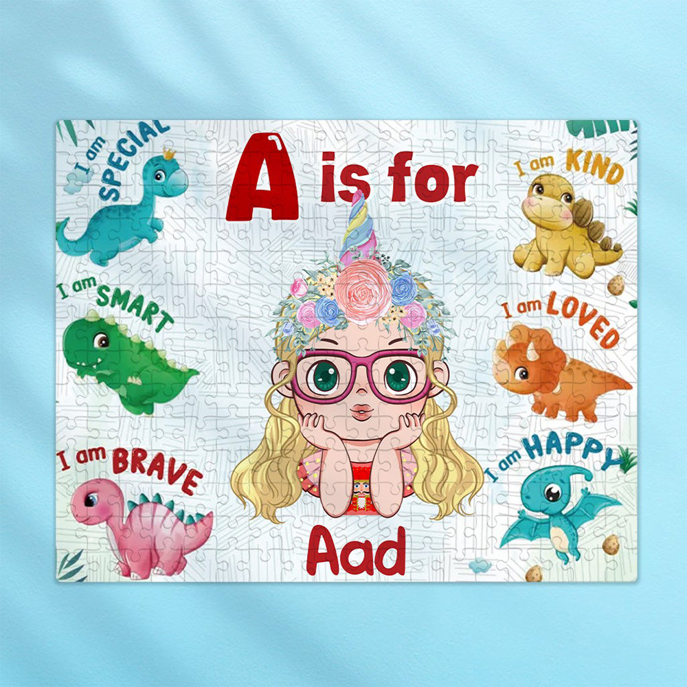 Jigsaw Puzzle Personalised - HAPPY BIRTHDAY | Gift For Grandkid - Gift for Kids Trendy 2026 New 2026 Personalised Puzzle for Mother's Day
