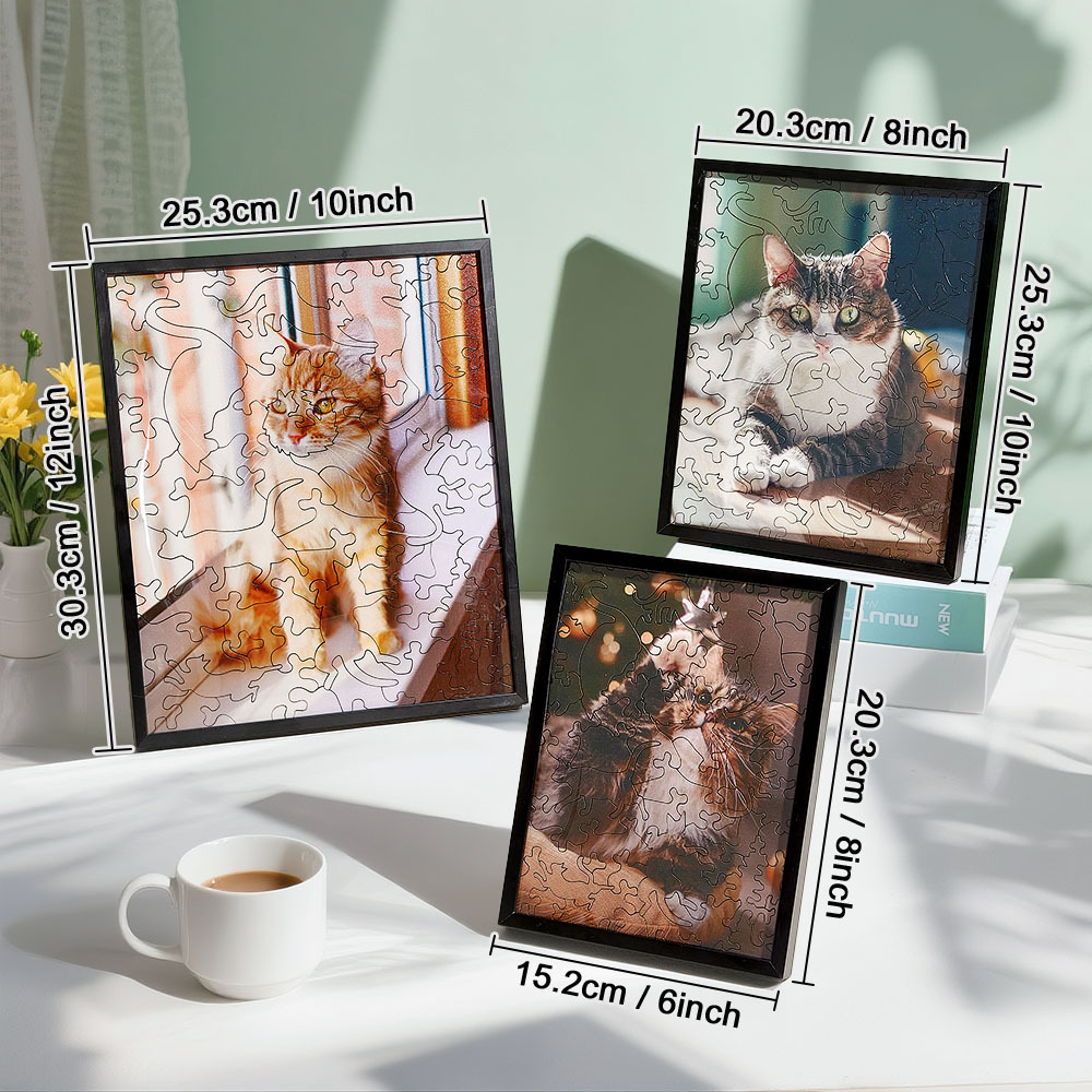 Personalized Dog Jigsaw Puzzle Photo Custom Puppy Puzzle Frame Best Gift Ever for Dog Moms & Puppy Dads