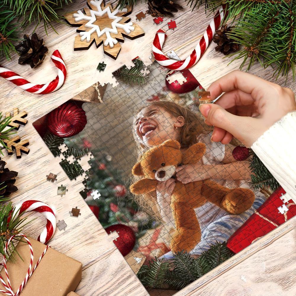 Custom Puzzle From Christmas Photo 35, 150, 300, 500, 1000 Piece Christmas Gift Jigsaw