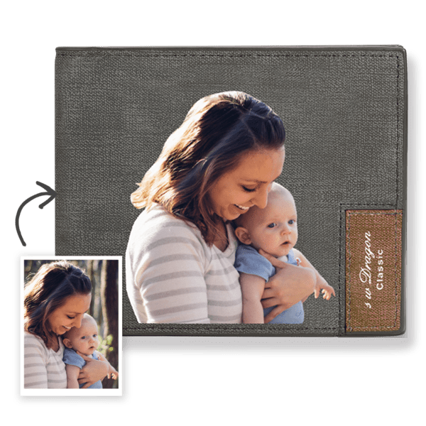 Custom Photo Wallet Handsome Dad Color Printing Wallet