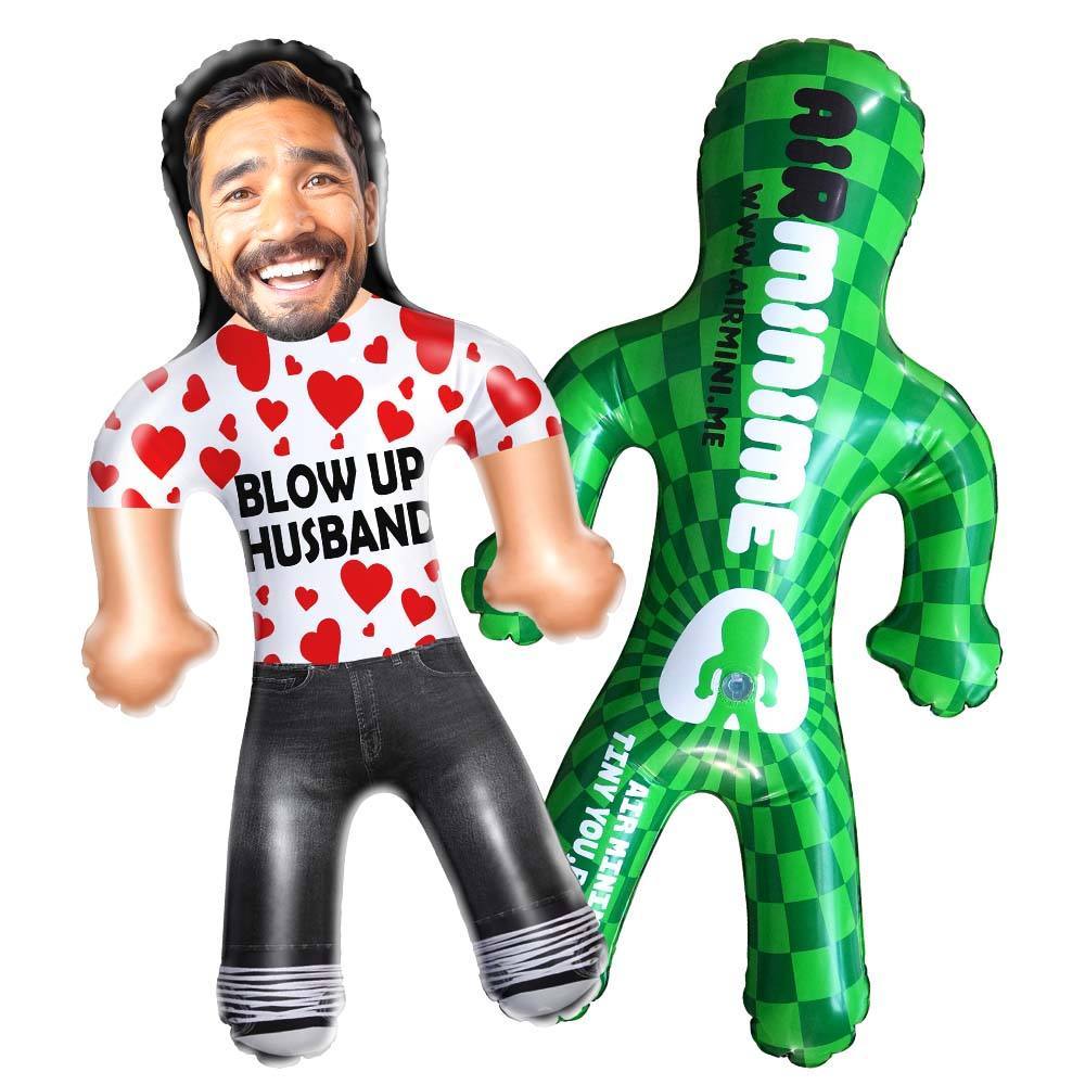 Personalized Couple Blow Up Dolls Custom Your Face Blow Up Husband Air Minime Doll - MyJigsawPuzzleAu