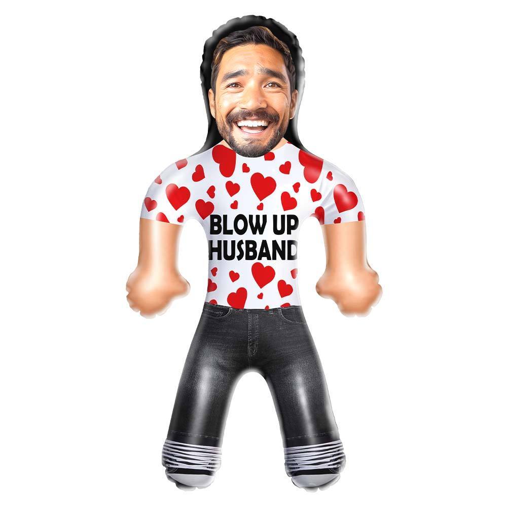 Personalized Couple Blow Up Dolls Custom Your Face Blow Up Husband Air Minime Doll - MyJigsawPuzzleAu