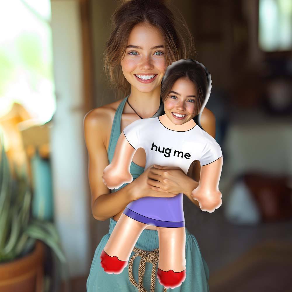 Custom Blow Up Dolls Hug Me Air Minime Doll with Your Face For Couple - MyJigsawPuzzleAu