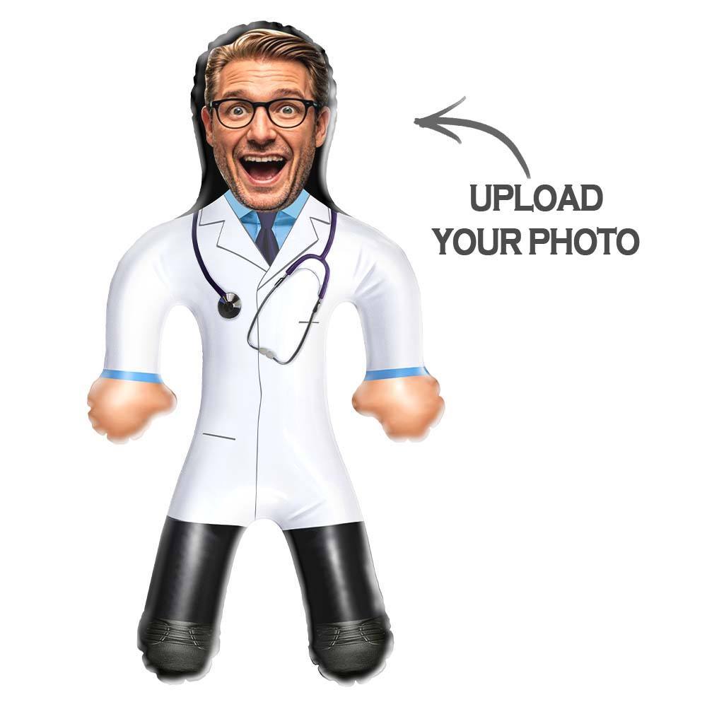Custom Doctor Blow-Up Doll Gifts for Doctor Personalized Air Minime Doll - MyJigsawPuzzleAu