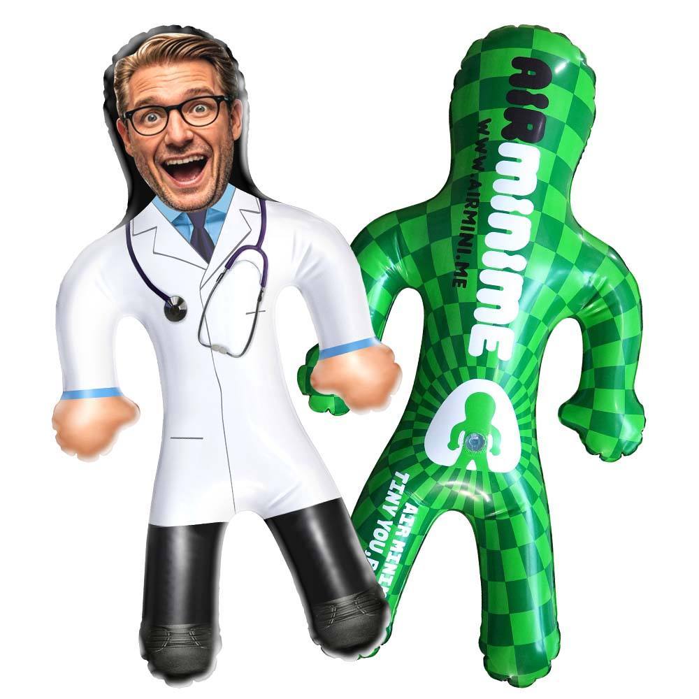 Custom Doctor Blow-Up Doll Gifts for Doctor Personalized Air Minime Doll - MyJigsawPuzzleAu