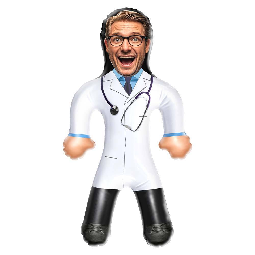 Custom Doctor Blow-Up Doll Gifts for Doctor Personalized Air Minime Doll - MyJigsawPuzzleAu