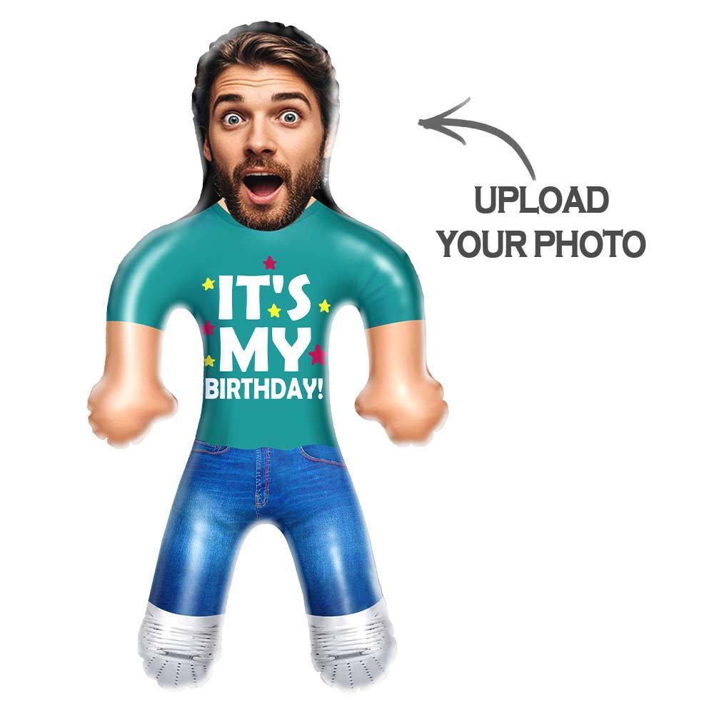 Custom Blow-Up Birthday Dolls - Personalized 'It's My Birthday' Gag Gift - MyJigsawPuzzleAu