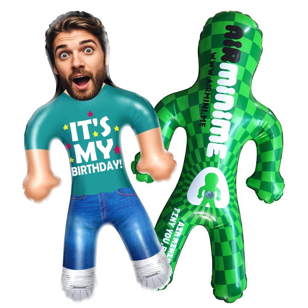 Custom Blow-Up Birthday Dolls - Personalized 'It's My Birthday' Gag Gift - MyJigsawPuzzleAu