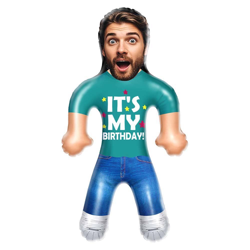 Custom Blow-Up Birthday Dolls - Personalized 'It's My Birthday' Gag Gift - MyJigsawPuzzleAu