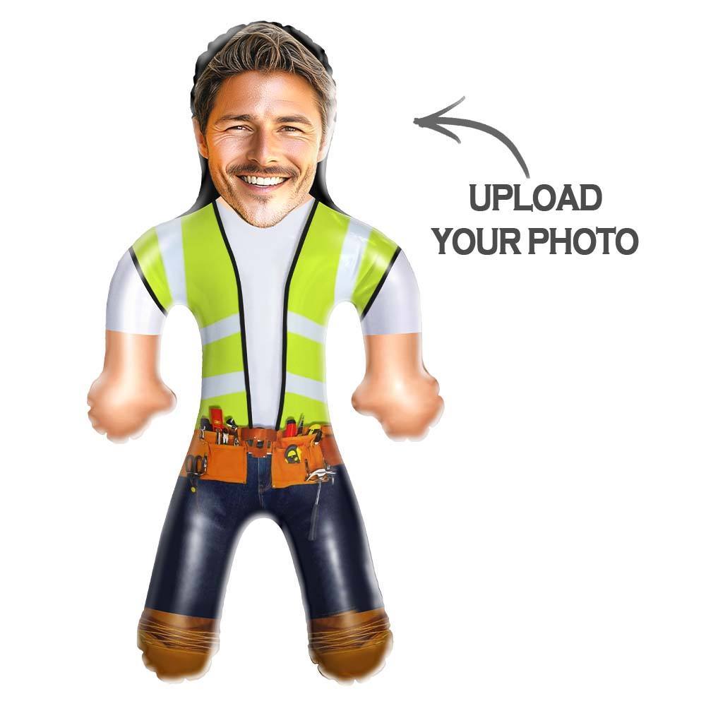 Personalized Builder Blow Up Dolls Custom Face Funny Inflatable Doll - MyJigsawPuzzleAu