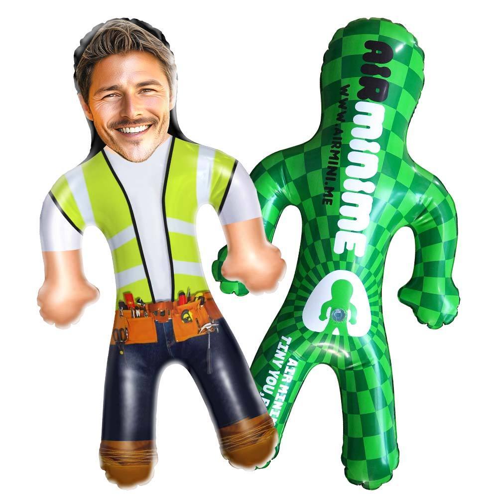 Personalized Builder Blow Up Dolls Custom Face Funny Inflatable Doll - MyJigsawPuzzleAu