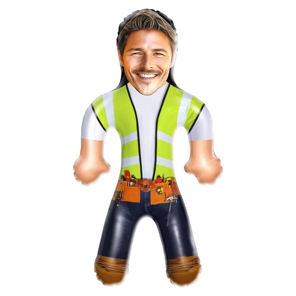 Personalized Builder Blow Up Dolls Custom Face Funny Inflatable Doll - MyJigsawPuzzleAu