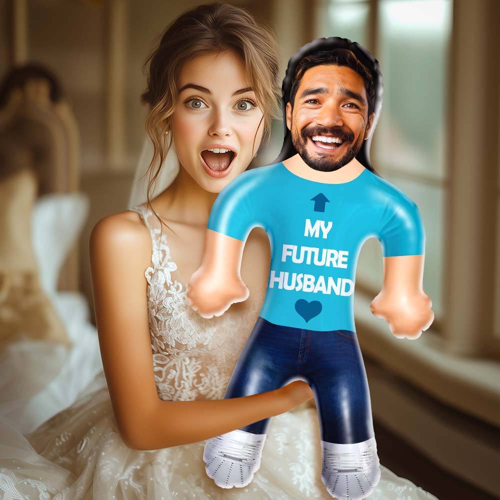 Personalized Blow Up Doll - My Future Husband Funny Inflatable Man Printed Face - MyJigsawPuzzleAu