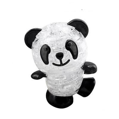 DIY Panda 3D Puzzle Clear Jigsaw Puzzle Transparent Jigsaw Puzzles Gifts for Adults for Kids 53Pcs