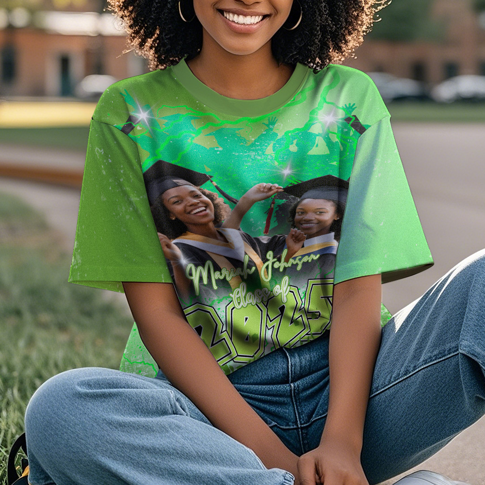 Custom 3D Graduation Shirt Personalized with Name & Year Gift for Her - MyJigsawPuzzleAu