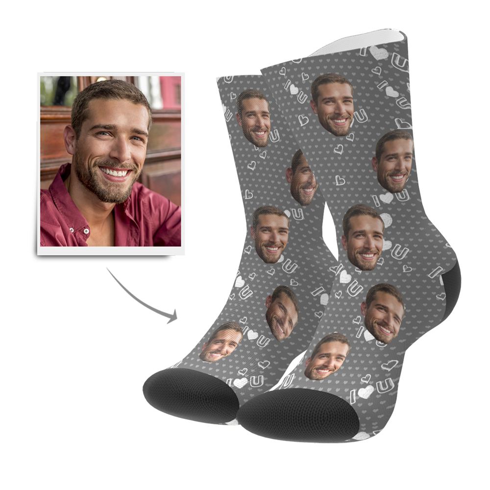 Custom Love Socks - MyJigsawPuzzleAu