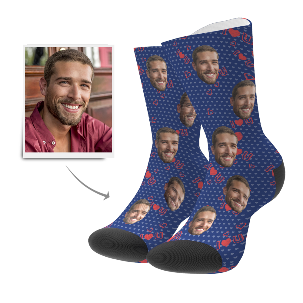 Custom Love Socks - MyJigsawPuzzleAu