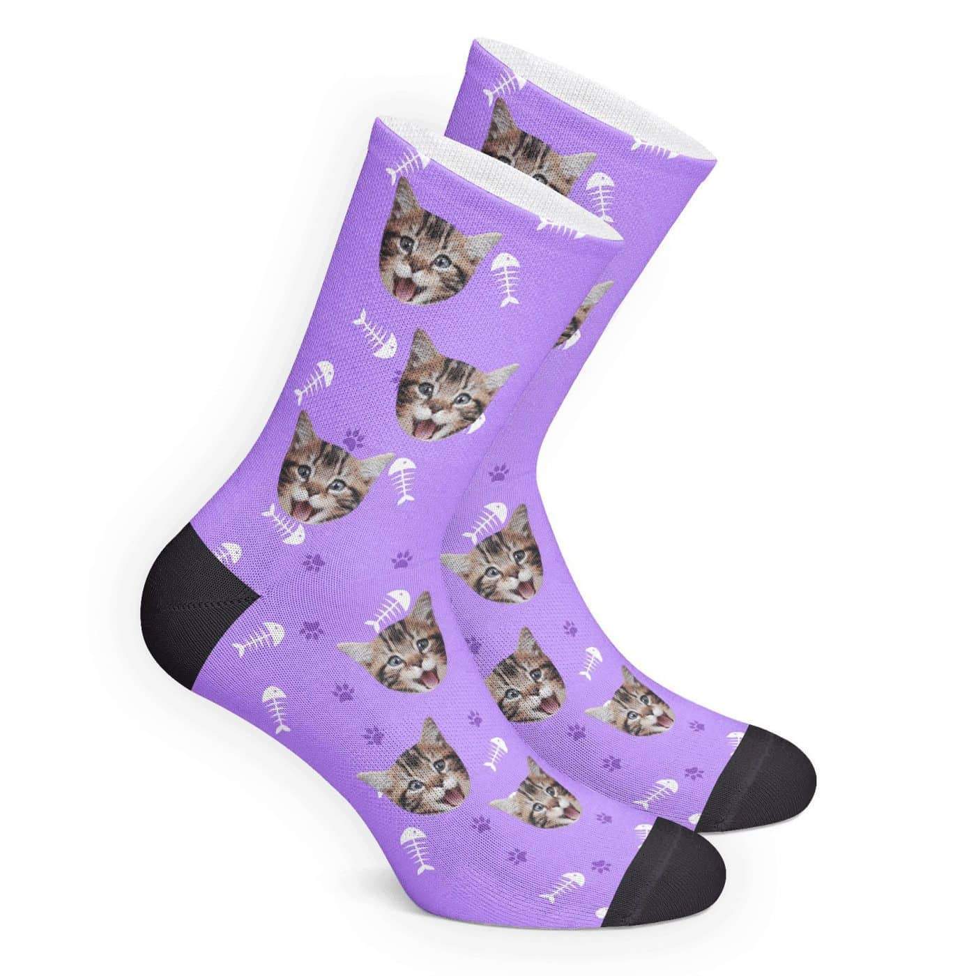 Custom Cat Socks - MyJigsawPuzzleAu