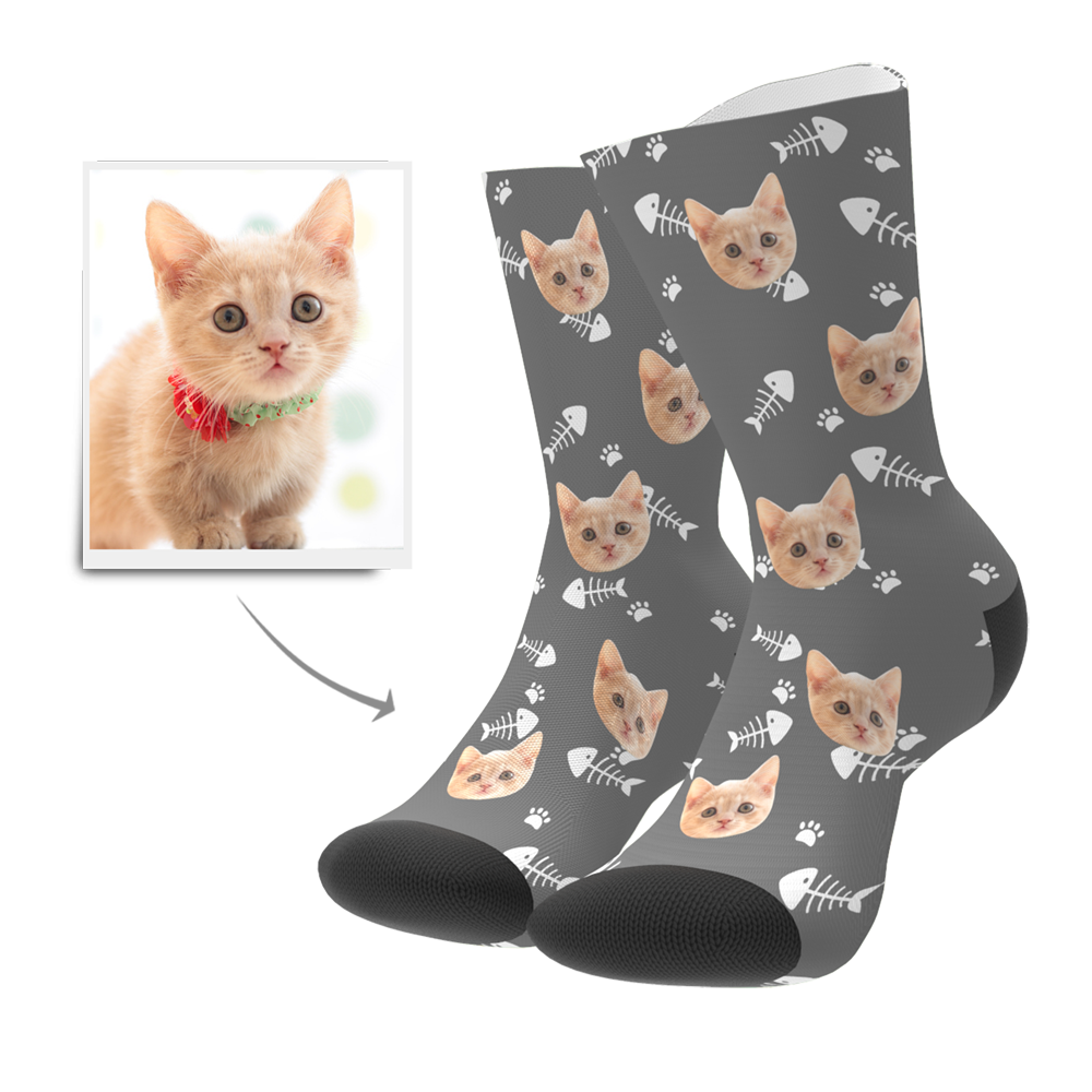 Custom Cat Socks - MyJigsawPuzzleAu