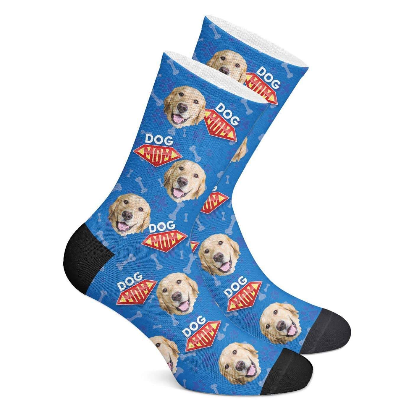 Custom Dog Mom Socks - MyJigsawPuzzleAu