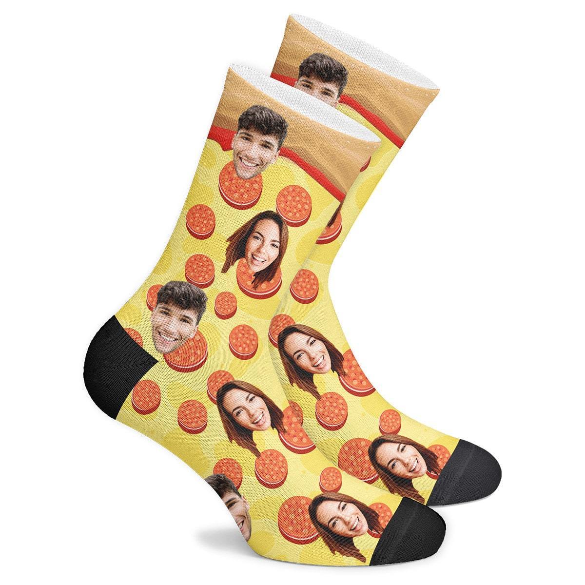 Custom Pizza Socks - MyJigsawPuzzleAu