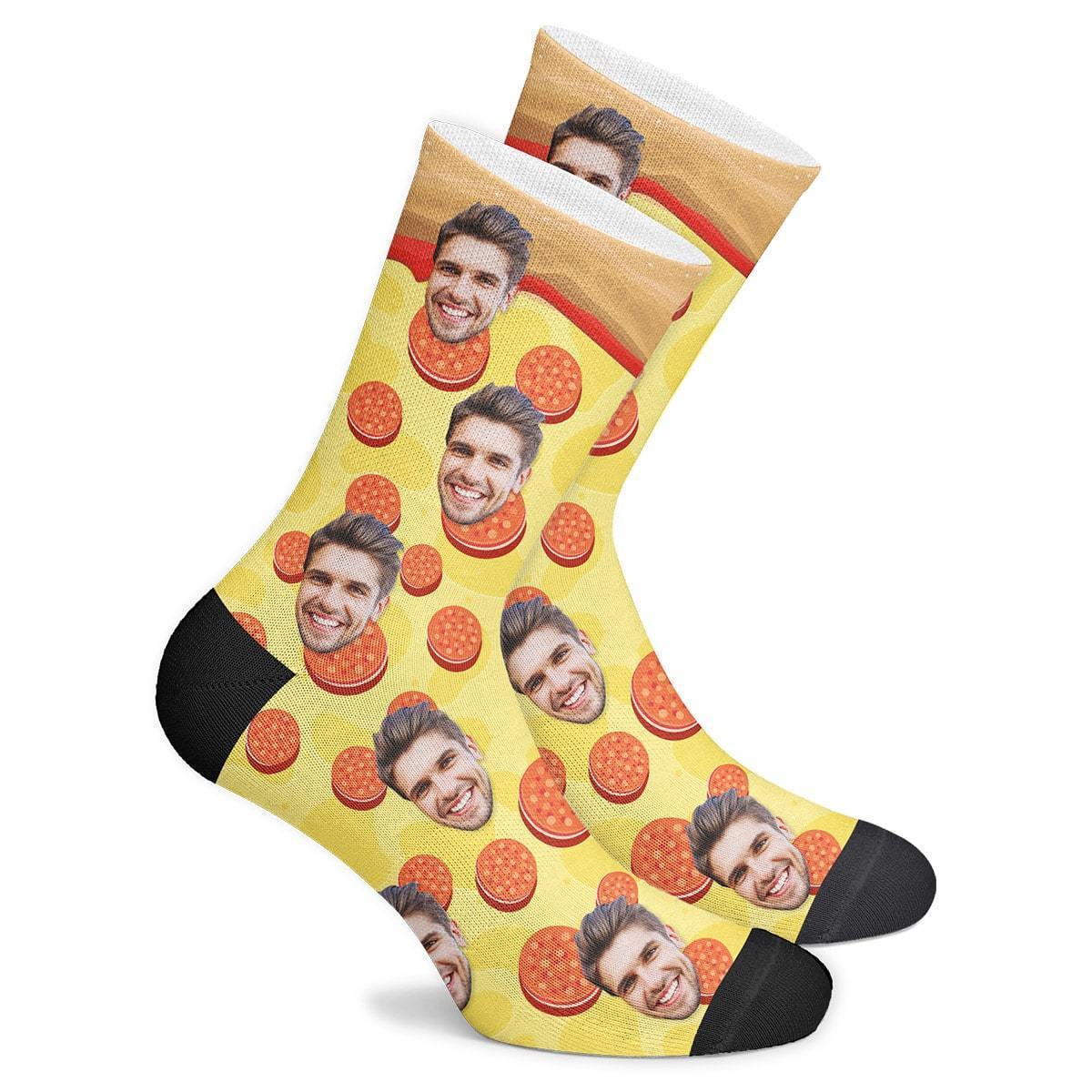 Custom Pizza Socks - MyJigsawPuzzleAu