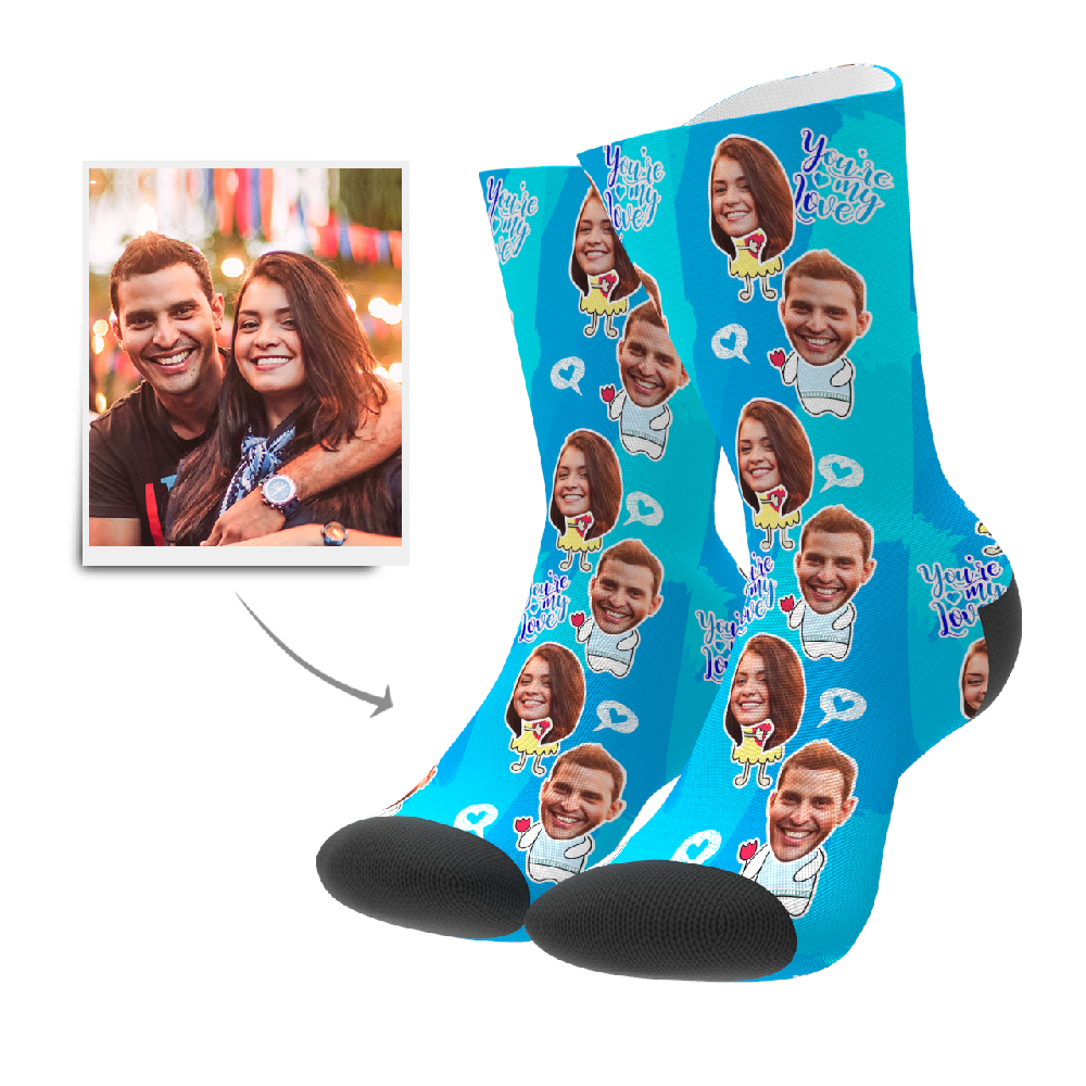Custom Valentine's Day Socks - MyJigsawPuzzleAu