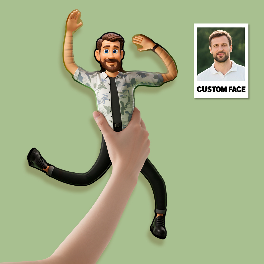 Custom Cartoon Face Twistable Doll Personalized Doll Keychain Custom Head-Only Mini Me Hilarious Character - MyJigsawPuzzleAu