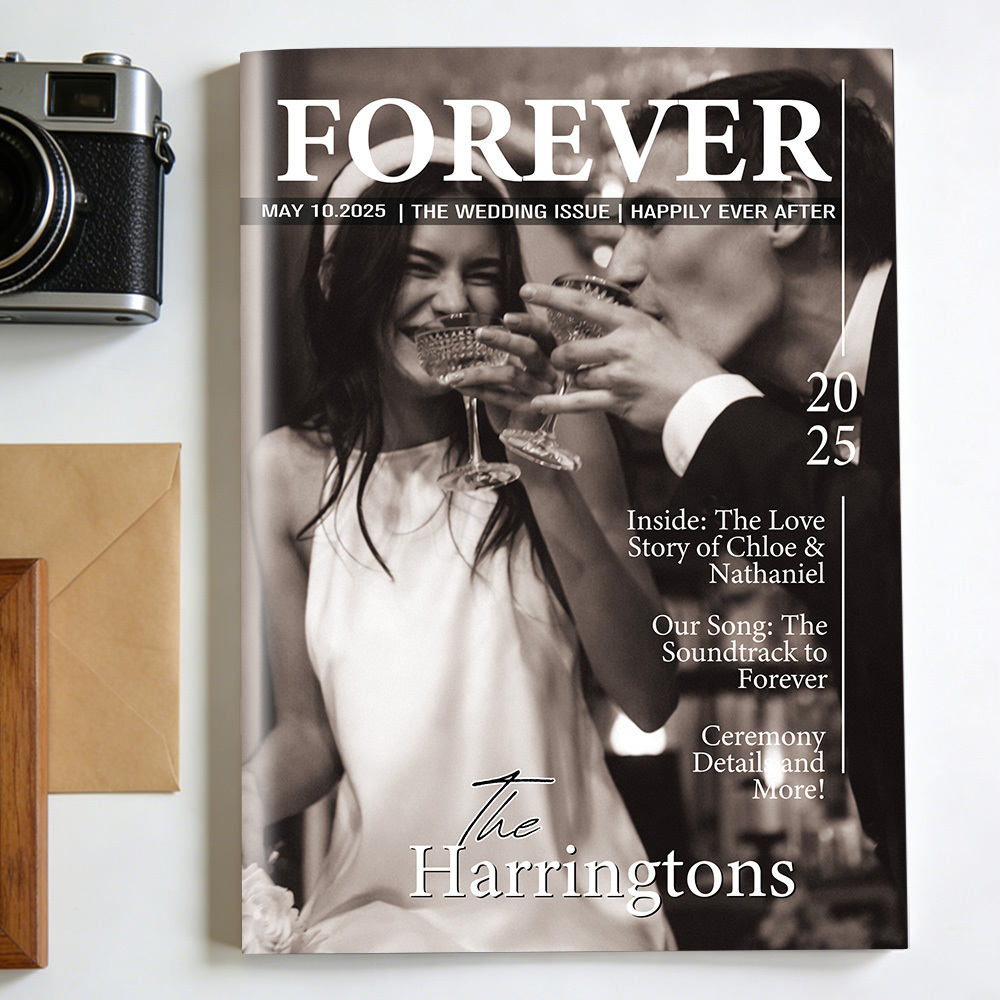 Personalised Magazine for Married Couples on Wedding Anniversary