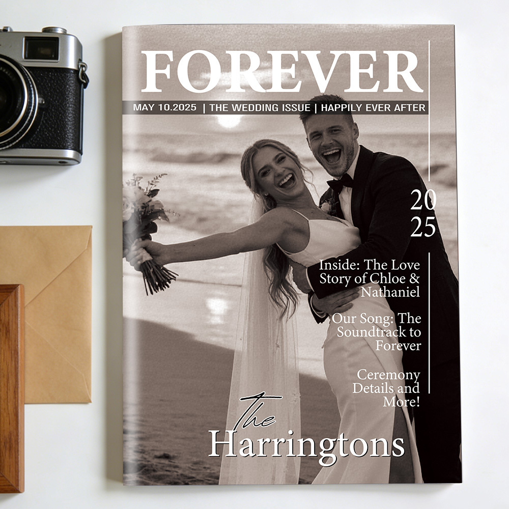 Personalised Magazine for Married Couples on Wedding Anniversary