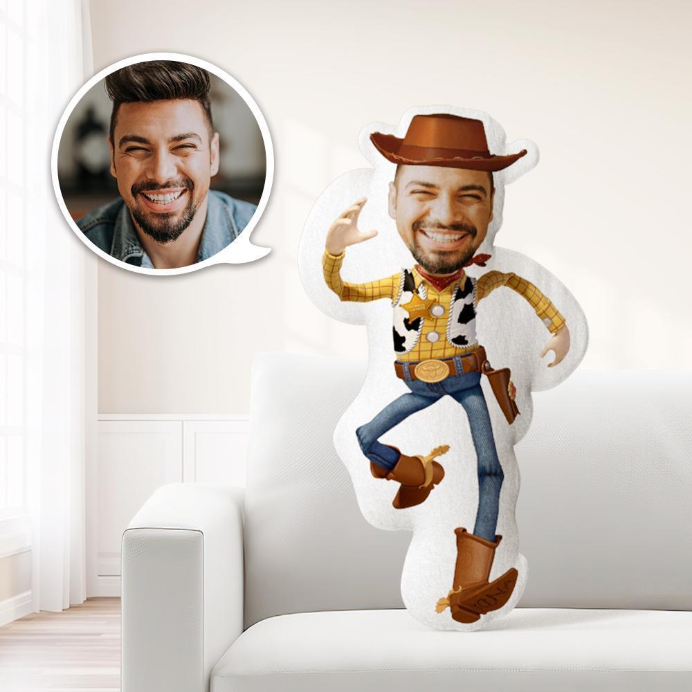 Photo Pillow Face Pillow Personalised Pillow Custom Pillow Minime Pillow Doll Woody Toy Story
