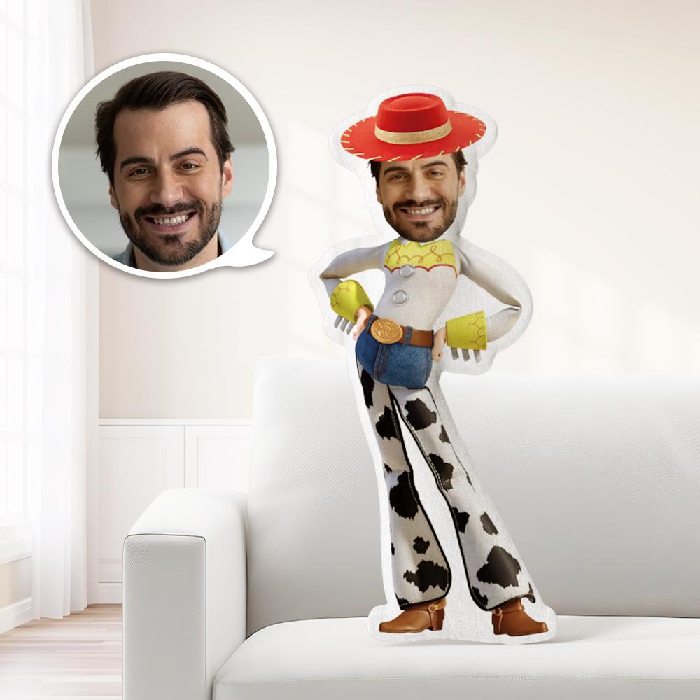Photo Pillow Face Pillow Personalised Pillow Custom Pillow Minime Pillow Doll Jessie Toy Story