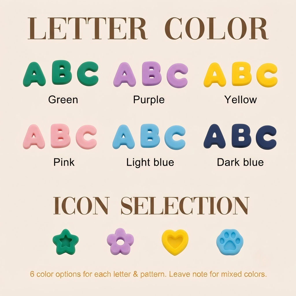 Personalized Waterproof Silicone Pet Collar Replaceable Letter Charms Pet Collar & Leash Set Easy to Clean Outdoor Pet Supplies - MyJigsawPuzzleAu