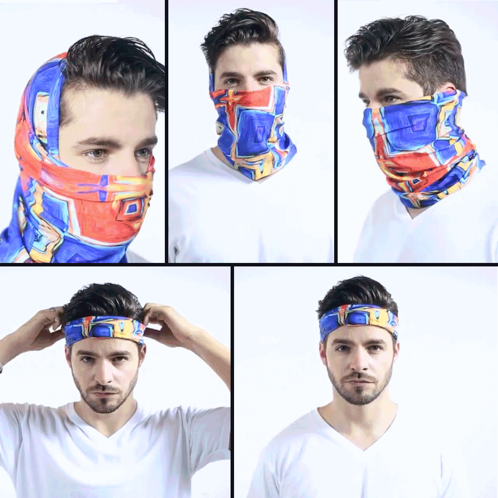 Tube Bandanas Headscarf Microfiber Bandana Headband Sports Headwear