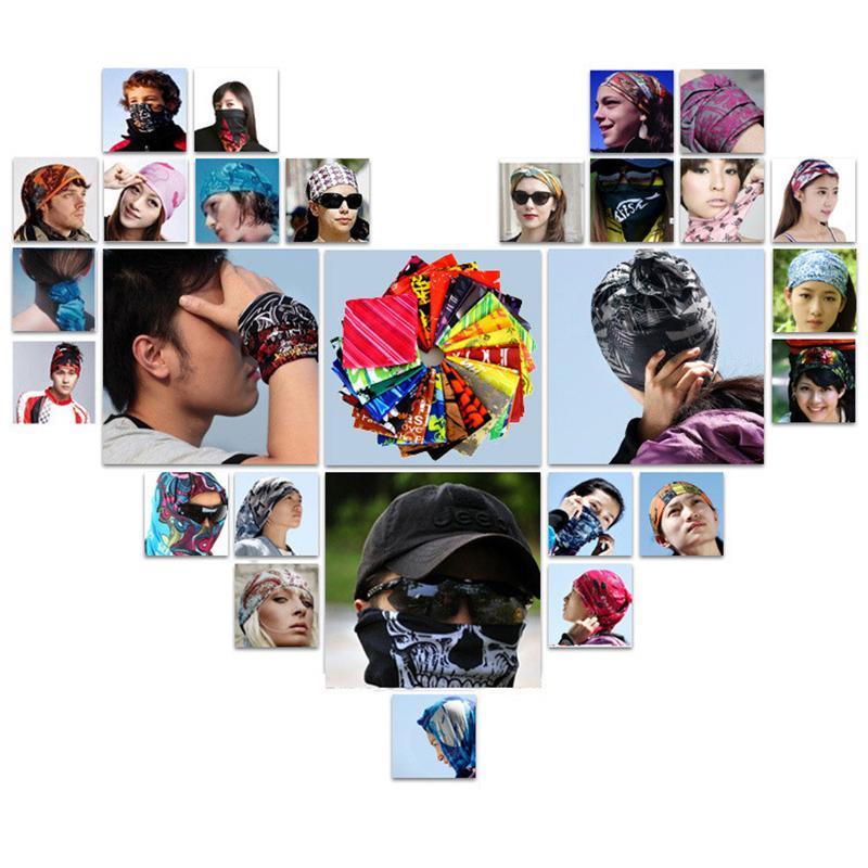 Tube Bandanas Headscarf Microfiber Bandana Headband Sports Headwear