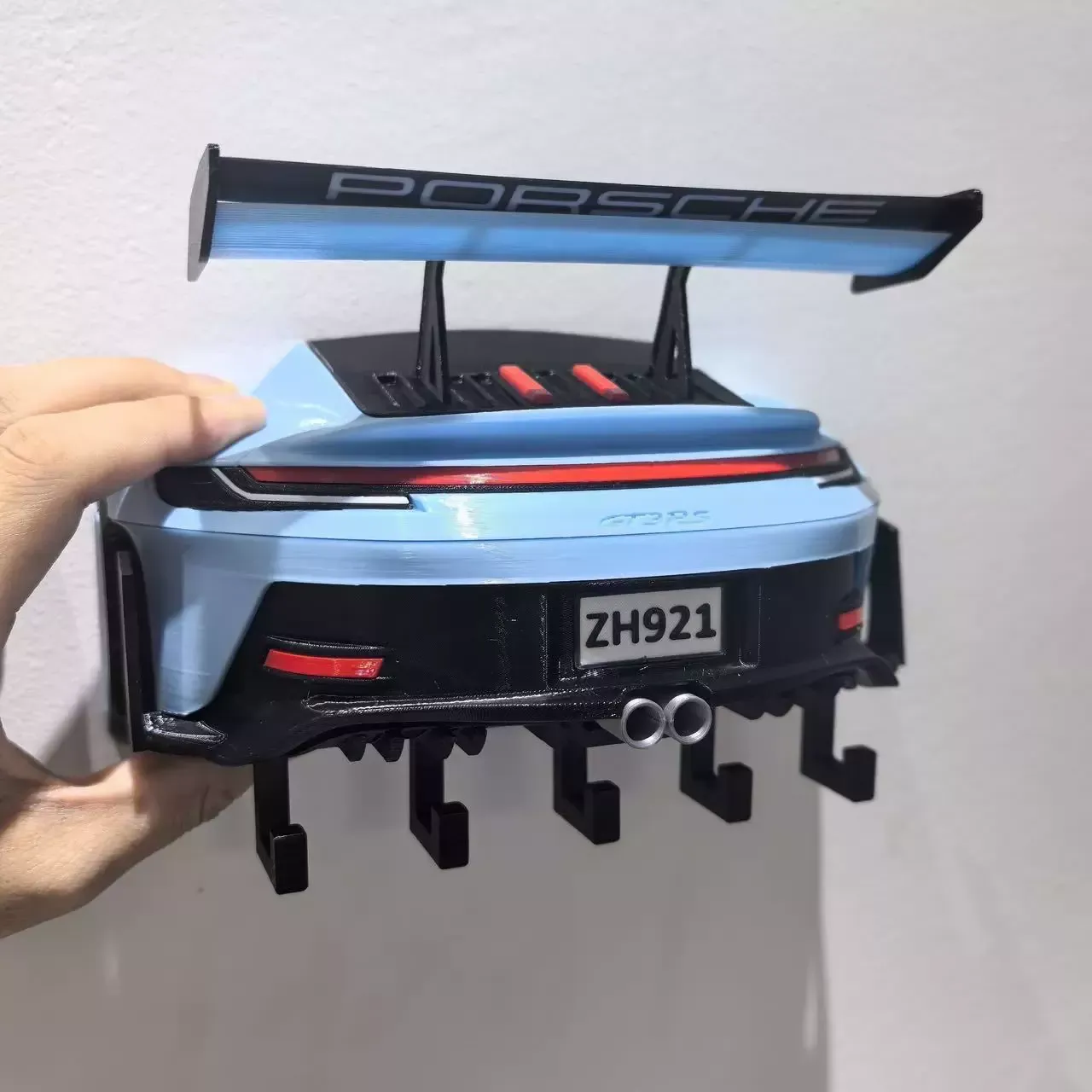Racing Style Rear Wing Key Holder – Premium Sports Car Themed Gift for Men, Holiday Decor & Entryway Key Organizer - MyJigsawPuzzleAu