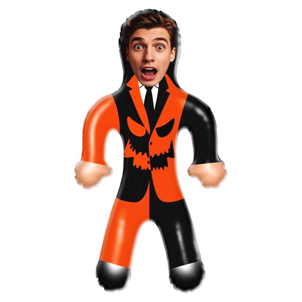 Mr. Pumpkin Air Minime Doll Custom Face Blow Up Doll For Him - MyJigsawPuzzleAu