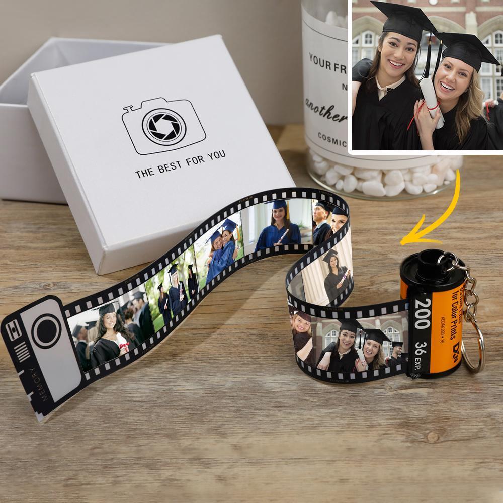 Custom Colorful Camera Roll Keyring - Graduation Momery Gift For Student - MyJigsawPuzzleAu