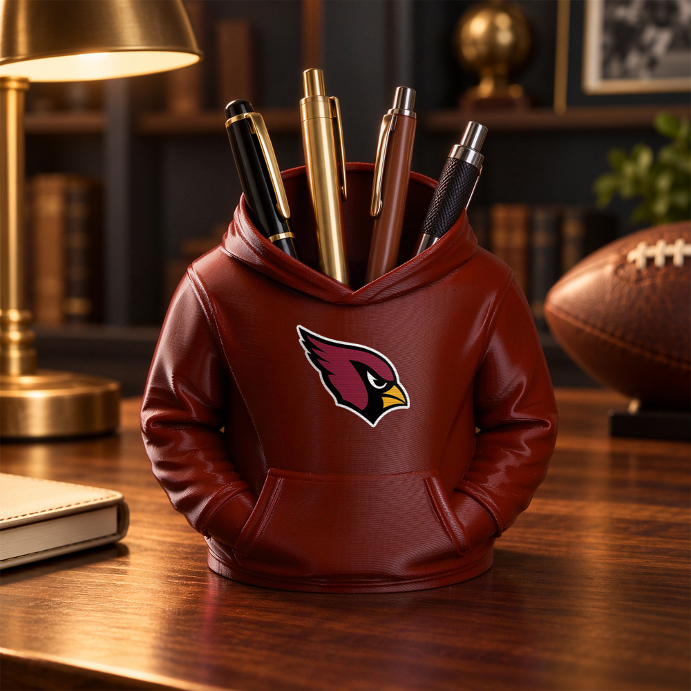 3D Printed Football Hoodie Pen Holder | Team Desk Organizer - MyJigsawPuzzleAu