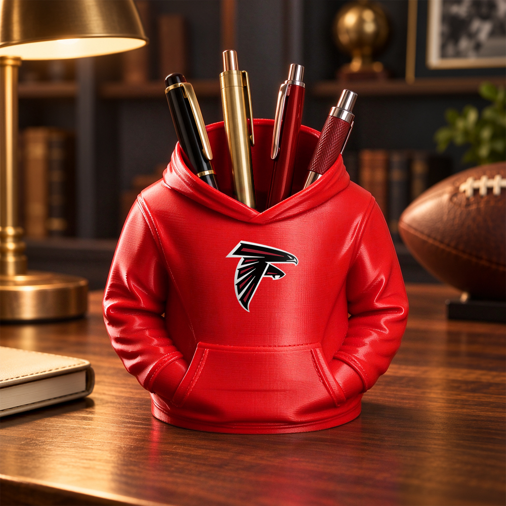 3D Printed Football Hoodie Pen Holder | Team Desk Organizer - MyJigsawPuzzleAu