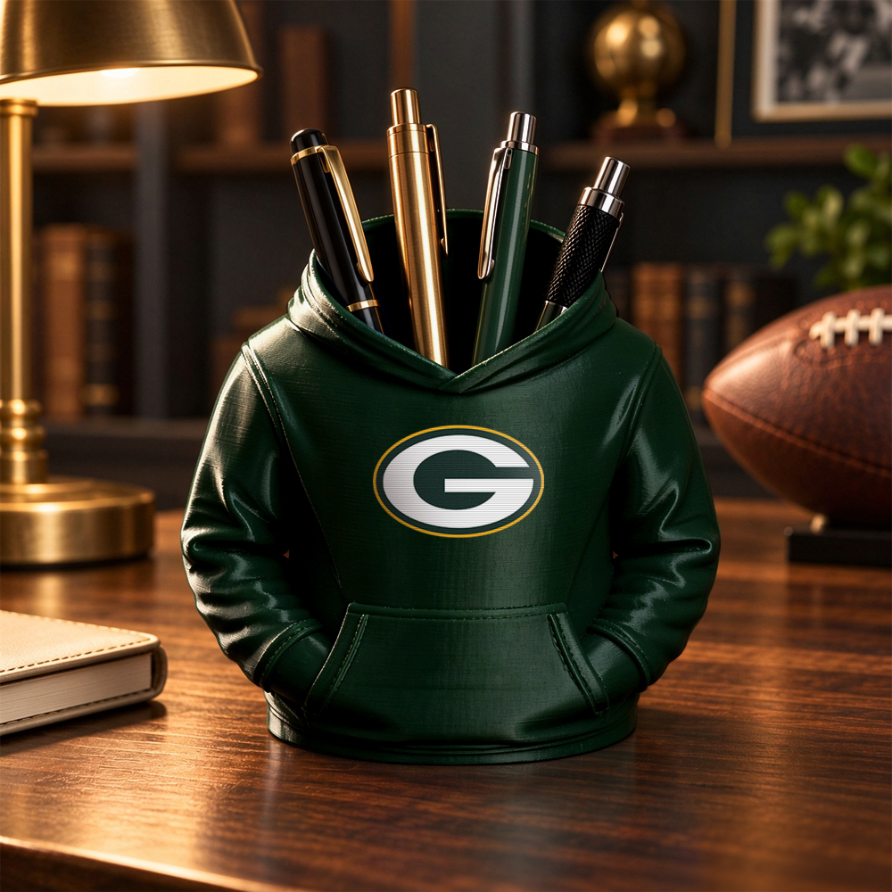 3D Printed Football Hoodie Pen Holder | Team Desk Organizer - MyJigsawPuzzleAu
