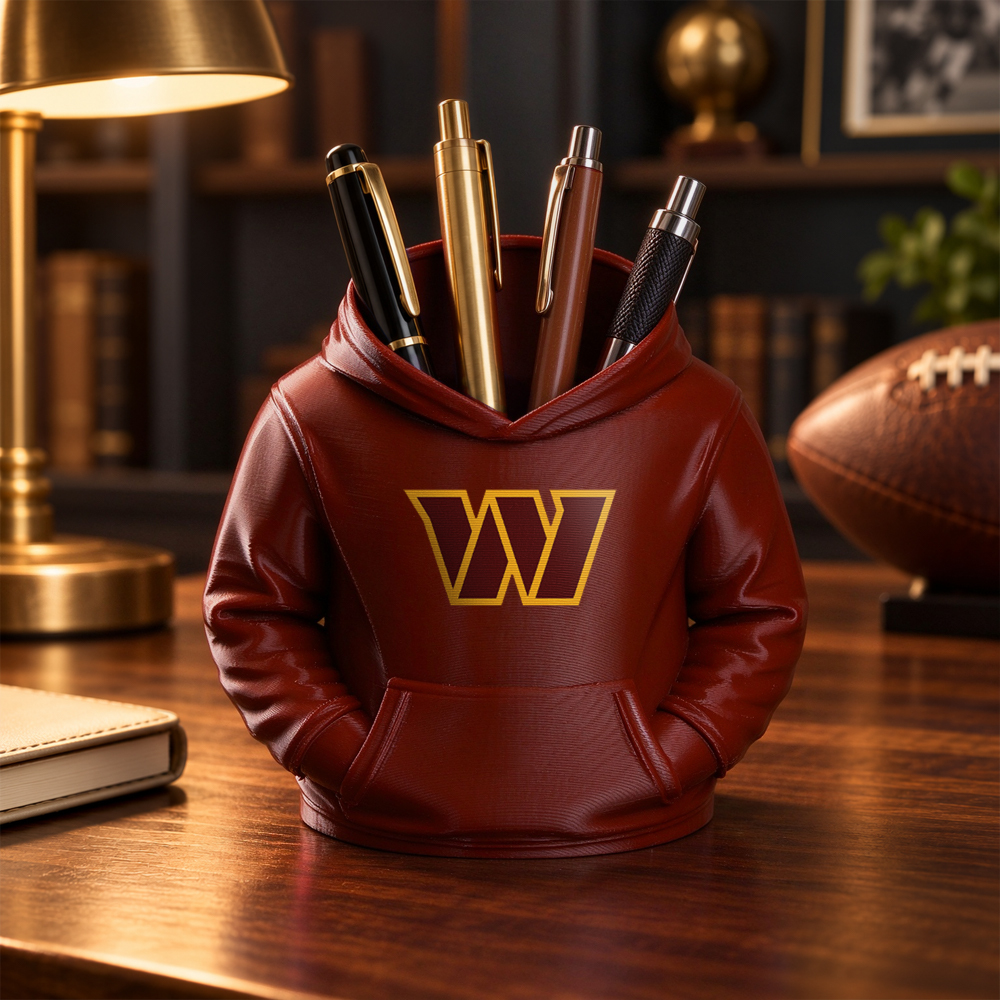 3D Printed Football Hoodie Pen Holder | Team Desk Organizer - MyJigsawPuzzleAu